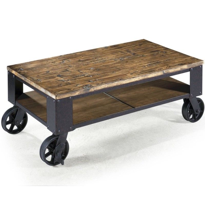 Pinebrook Rectangular Starter Cocktail Table - Magnussen Home - Local Furniture Outlet