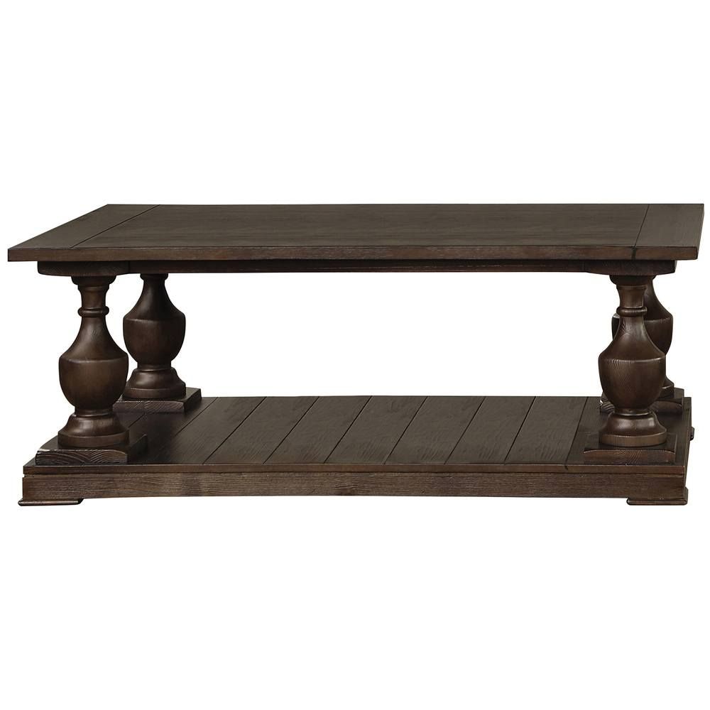 Rectangular Wooden Coffee Table - Coaster Furniture - Local Furniture Outlet