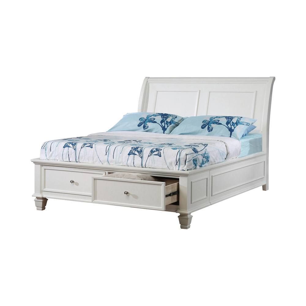 Selena Twin Sleigh Bed - Coaster Furniture - Local Furniture Outlet