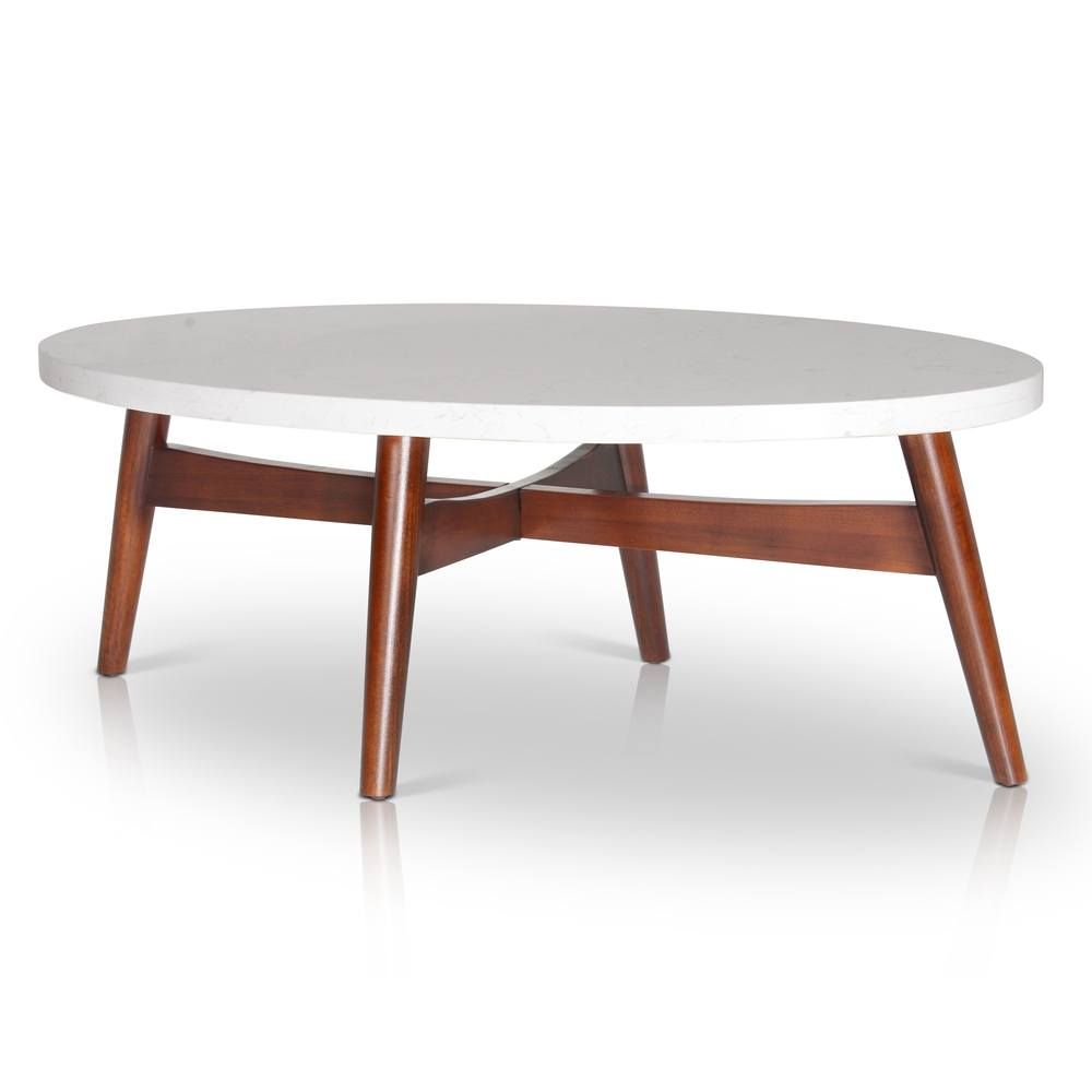 Serena Silverstone Oval Cocktail Table - Steve Silver - Local Furniture Outlet