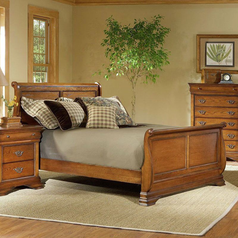 Shenandoah Full Sleigh Bed - Elements International - Local Furniture Outlet