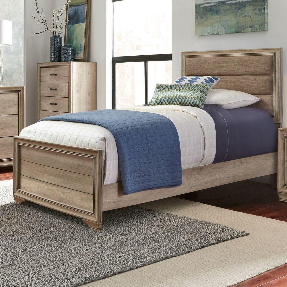 Sun Valley Twin Upholstered Bed - Liberty Furniture - Local Furniture Outlet