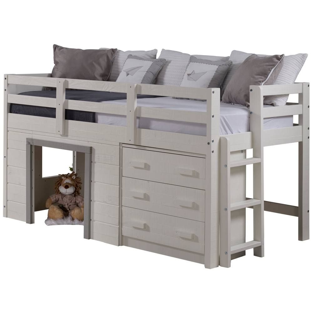 Sweet Dreams Low Loft Twin Bed - Donco Trading - Local Furniture Outlet