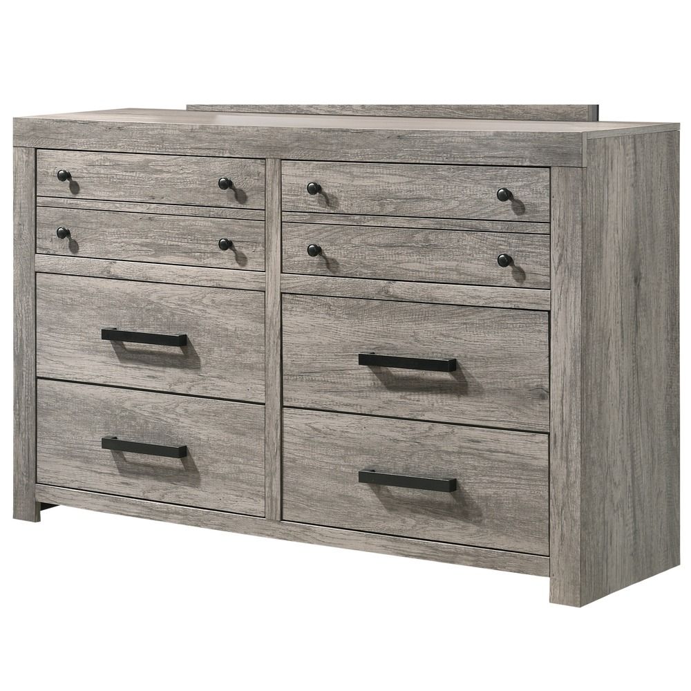 Tundra 6 Drawer Dresser - Crown Mark Furniture - Local Furniture Outlet