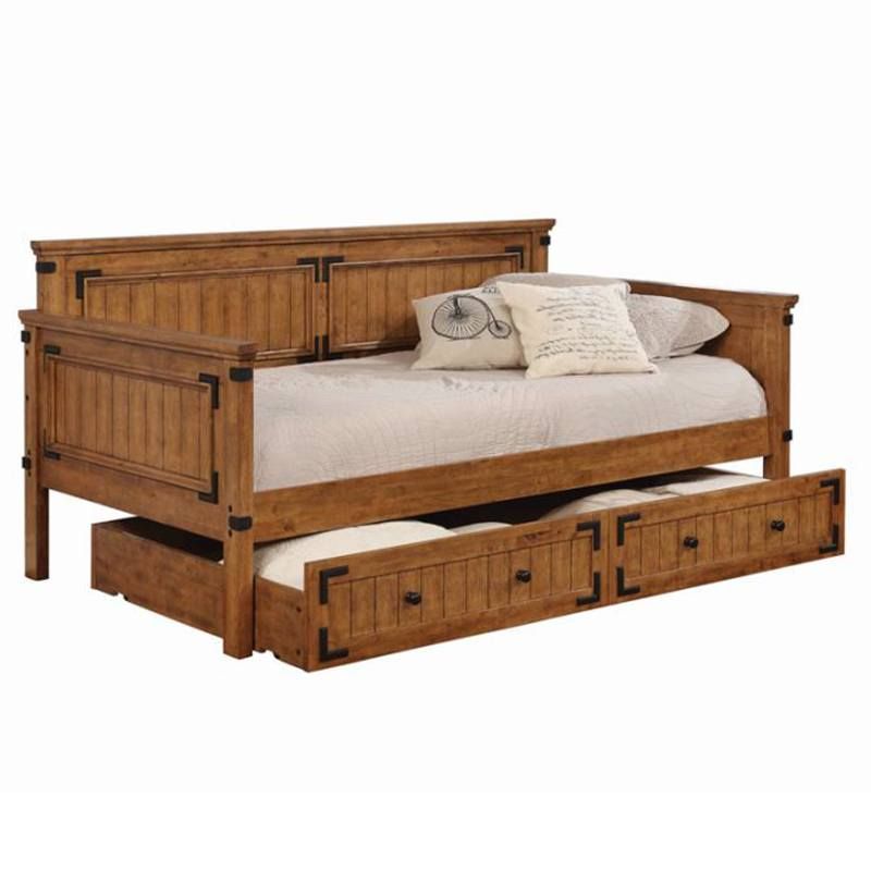 Twin Daybed Rustic Honey - Coaster Furniture - Local Furniture Outlet