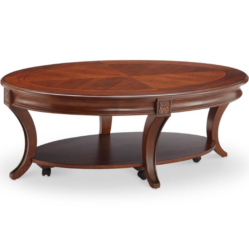 Winslet Oval Cocktail Table - Magnussen Home - Local Furniture Outlet