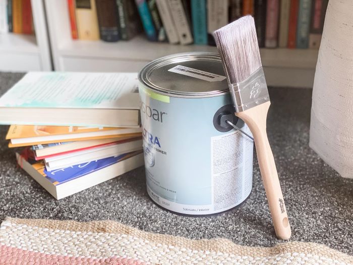 painting a bookcase tips