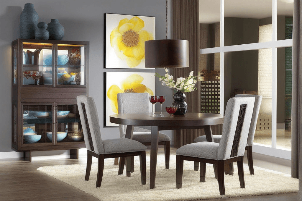 China cabinet in the dining room | Local Futniture Outlet