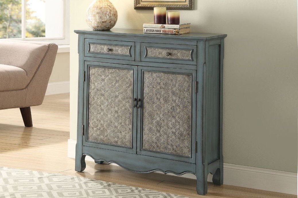 blue accent tables - Local Furniture Outlet