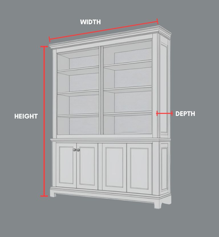 China Cabinet Dimensions | Local Furniture Outlet