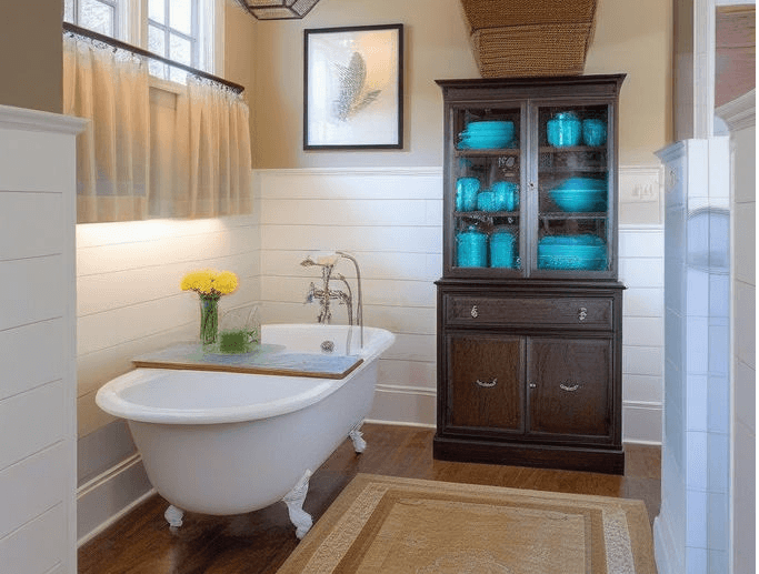 China Cabinet in the Bathroom | Local Furniture Outlet