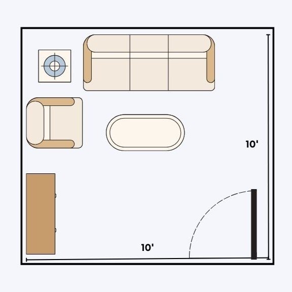 Small Living Room with Coffee Table - Local Furniture Outlet