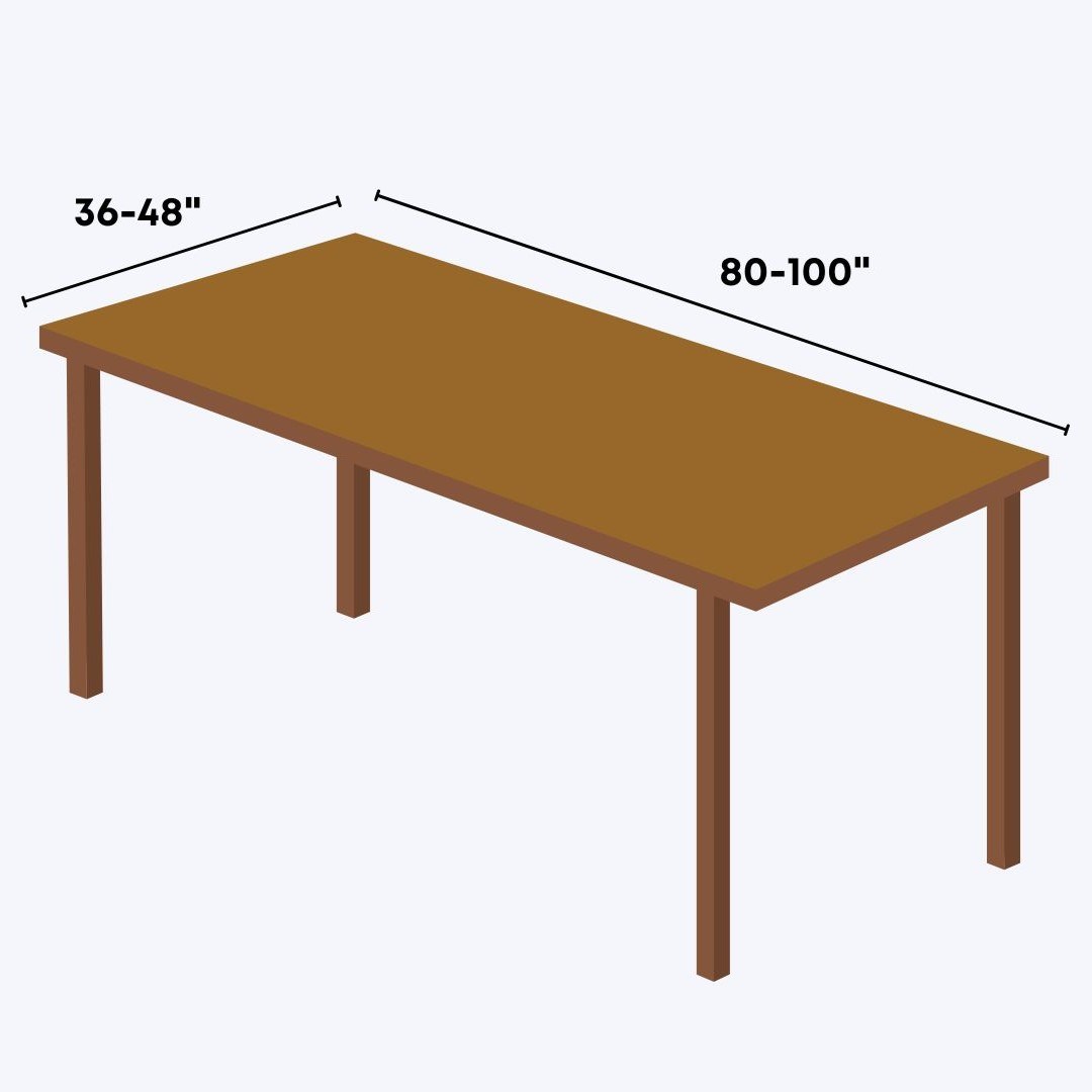 Large Dining Table Dimensions - Local Furniture Outlet