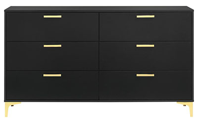 Louis Philippe Louis Philippe Style 6 Drawer Dresser with Hidden Jewel