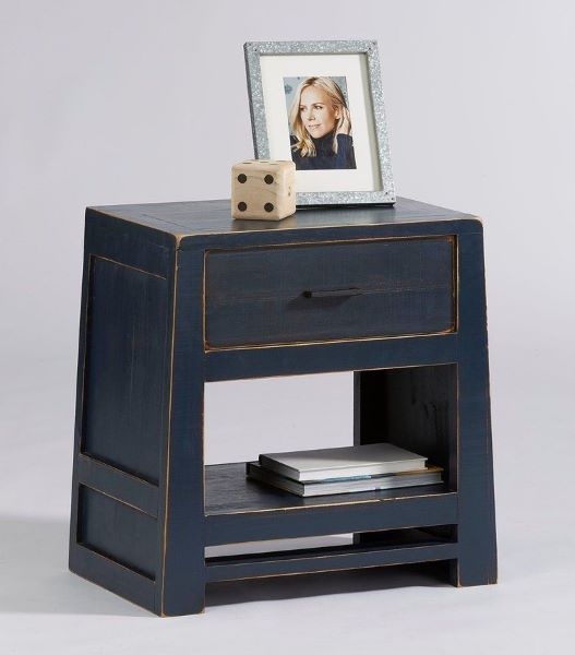 Nightstand In Navy Blue