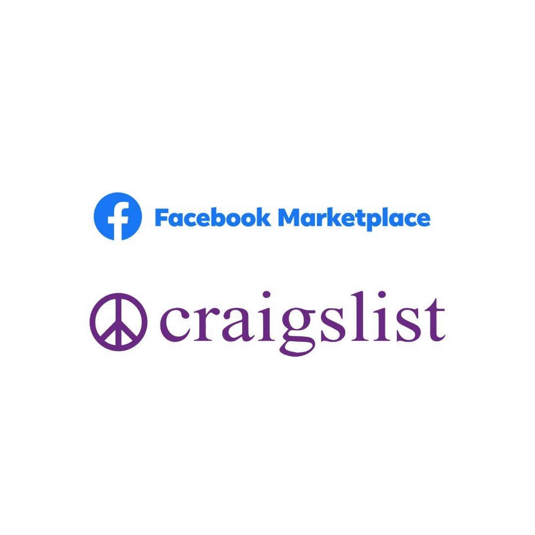 Facebook Marketplace and Craigslist logos - Local Furniture Outlet