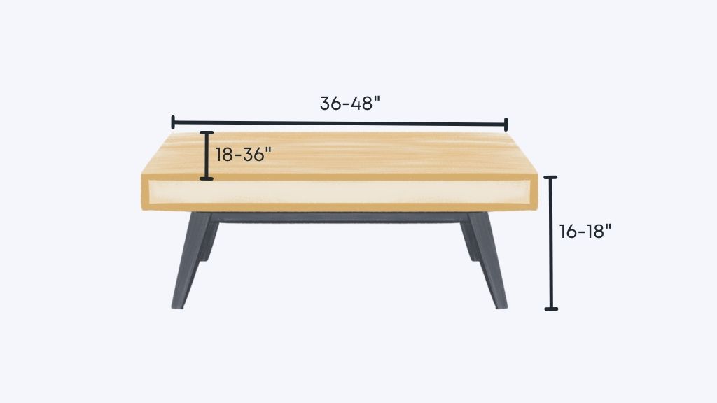 Standard Coffee Table Dimensions - Local Furniture Outlet