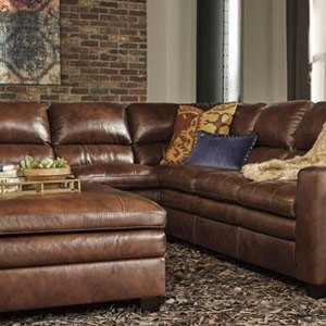 Faux Leather Sectionals