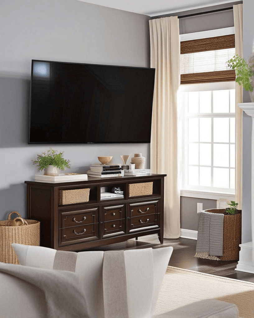 Dresser as a TV Stand - Local Furniture Outlet