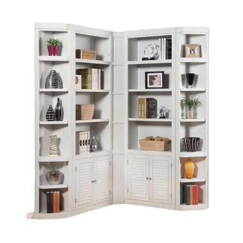 White Library Bookcases - Local Furniture Outlet