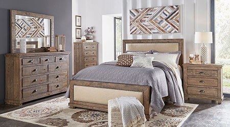 Progressive Furniture Willow Drawer Dresser In Weathered Grey - Local Furniture Outlet